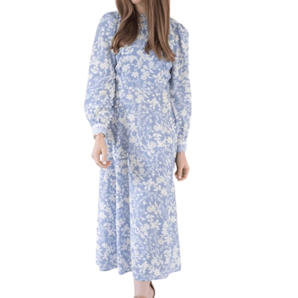 Antonio Melani Alizee Dress Size 4 Born on Fifth Long Sleeve Floral Midi Women's